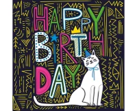Greeting card - cat